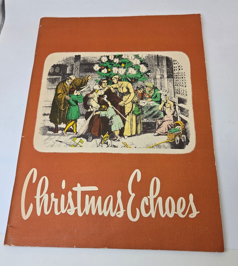 Vintage 1950s Christmas Echoes Lutheran Booklet Messenger Press Minneapolis MN